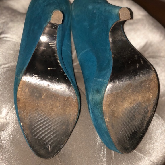 Steve Madden blue platform pumps - Picture 4 of 4